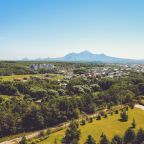 Вид на горы, Санаторий Русь