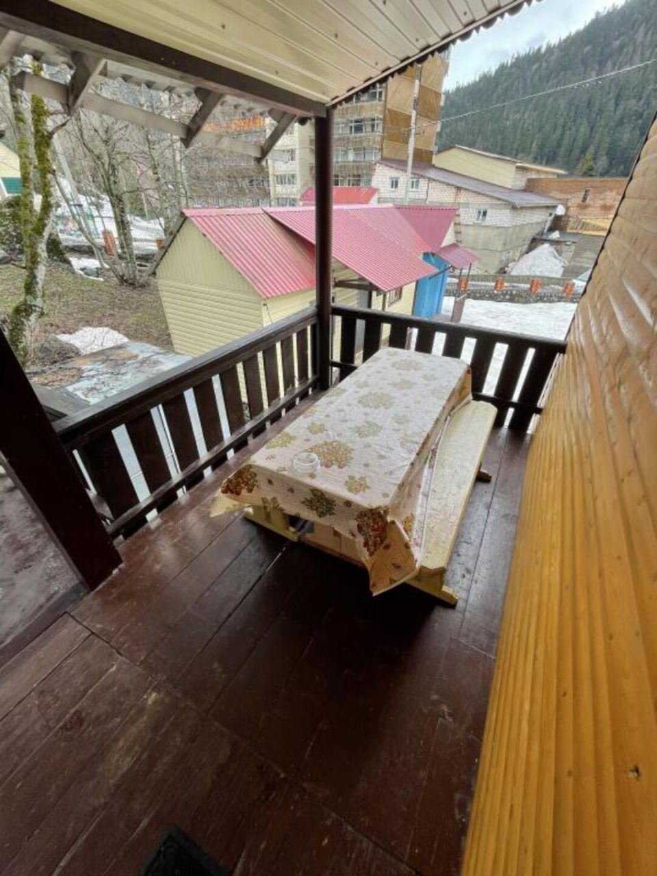 Балкон двухместного стандартного номера с общей ванной