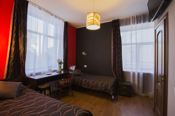 Двухместный (С двумя односпальными кроватями) гостиницы Мой Отель, Санкт-Петербург