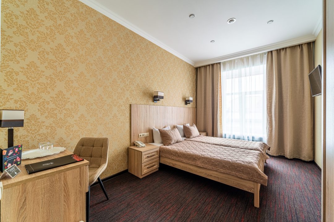Двухместный (Стандарт с двумя раздельными кроватями) отеля Kravt Sadovaya Hotel, Санкт-Петербург