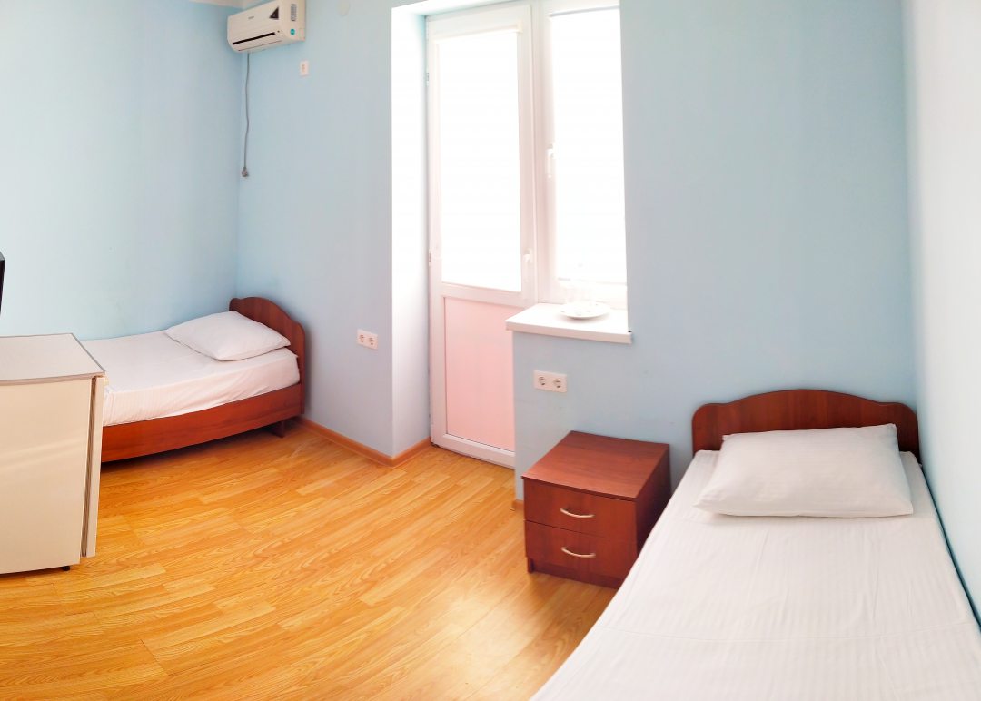 Двухместный (Стандарт 2х местный - раздельные кровати) отеля Теремок, Джемете