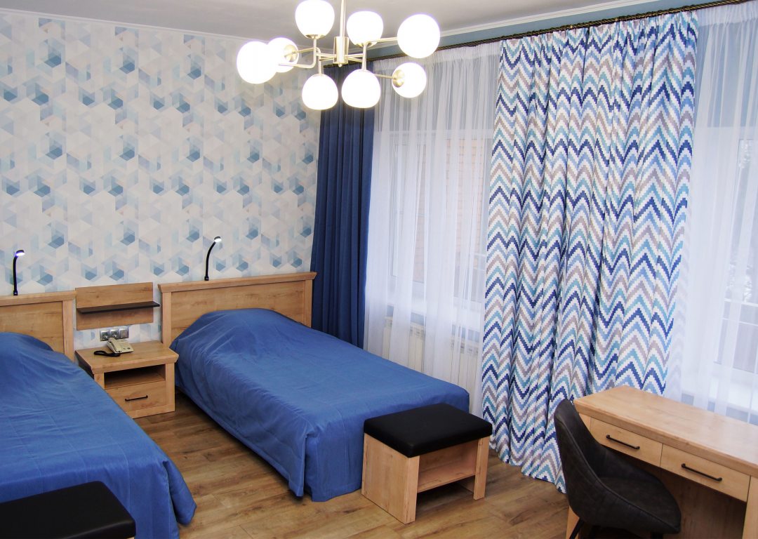Номер с двумя кроватями в санатории Кстово, Рыбинск. Санаторий Кстово