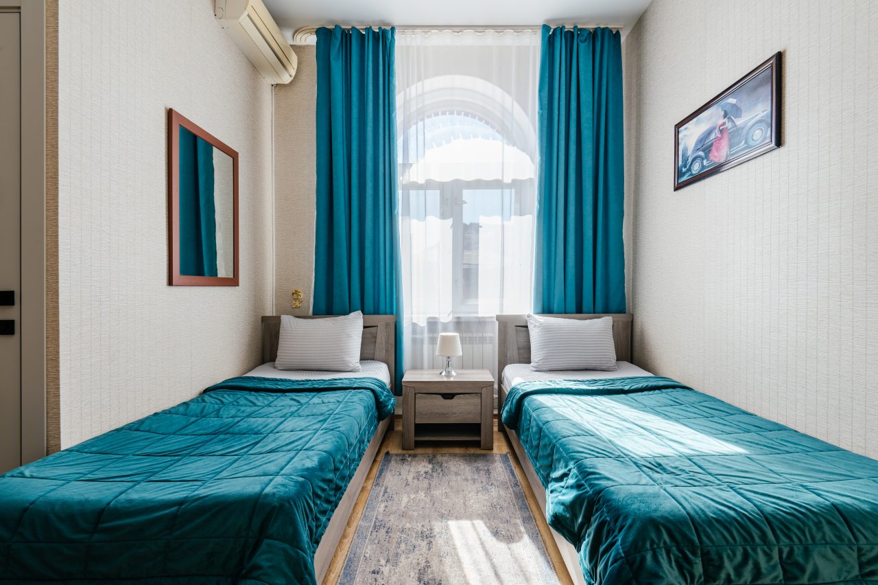 Двухместный (С двумя отдельными кроватями, № 2) гостиницы 21 век, Астрахань