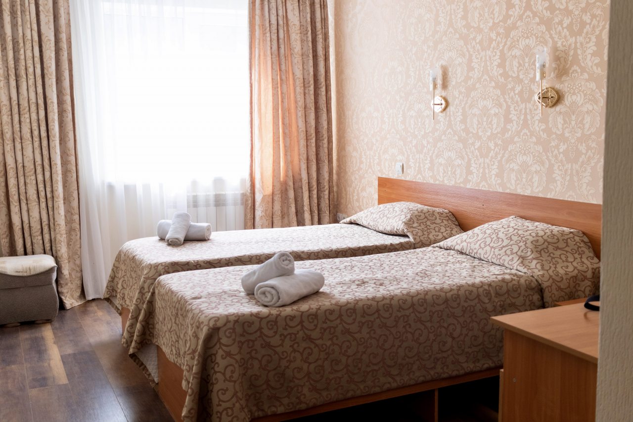 Двухместный (С 2 отдельными кроватями), Отель Снежный барс