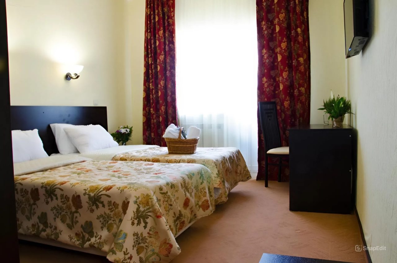 Двухместный (С 1 кроватью или 2 отдельными кроватями (новое здание)), Отель Снежный барс