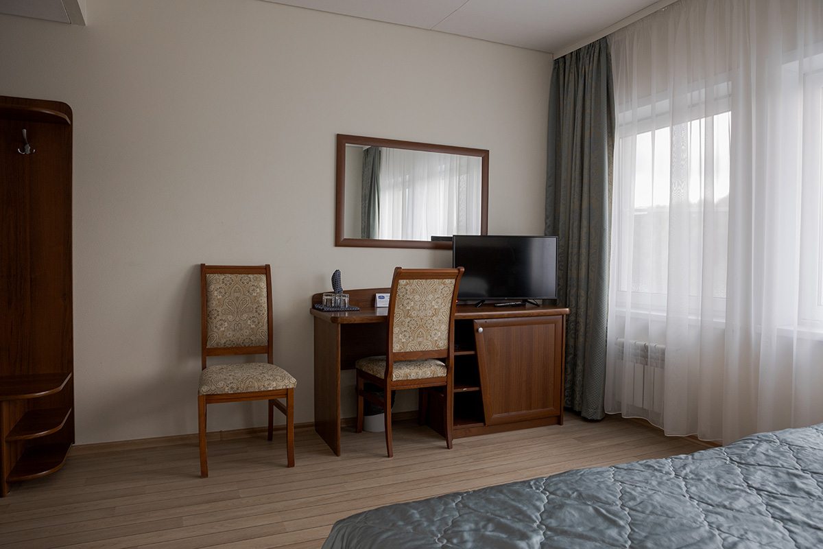 Двухместный (Стандарт вид река две раздельные кровати), Гостиница 40-й меридиан Арбат