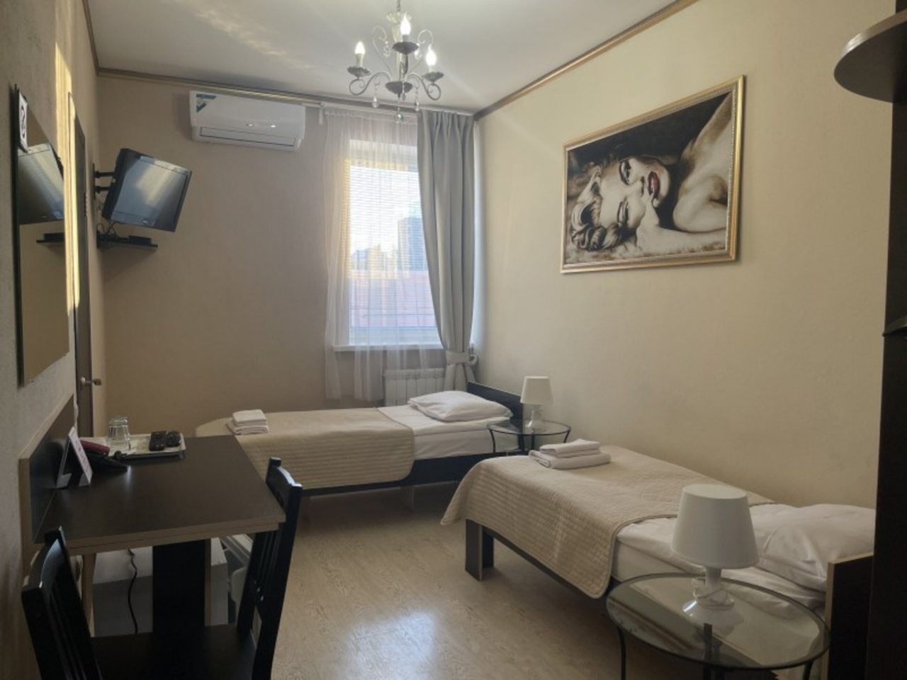 Двухместный (Стандартный двухместный номер с 2 отдельными кроватями) гостиницы В Коломне, Коломна