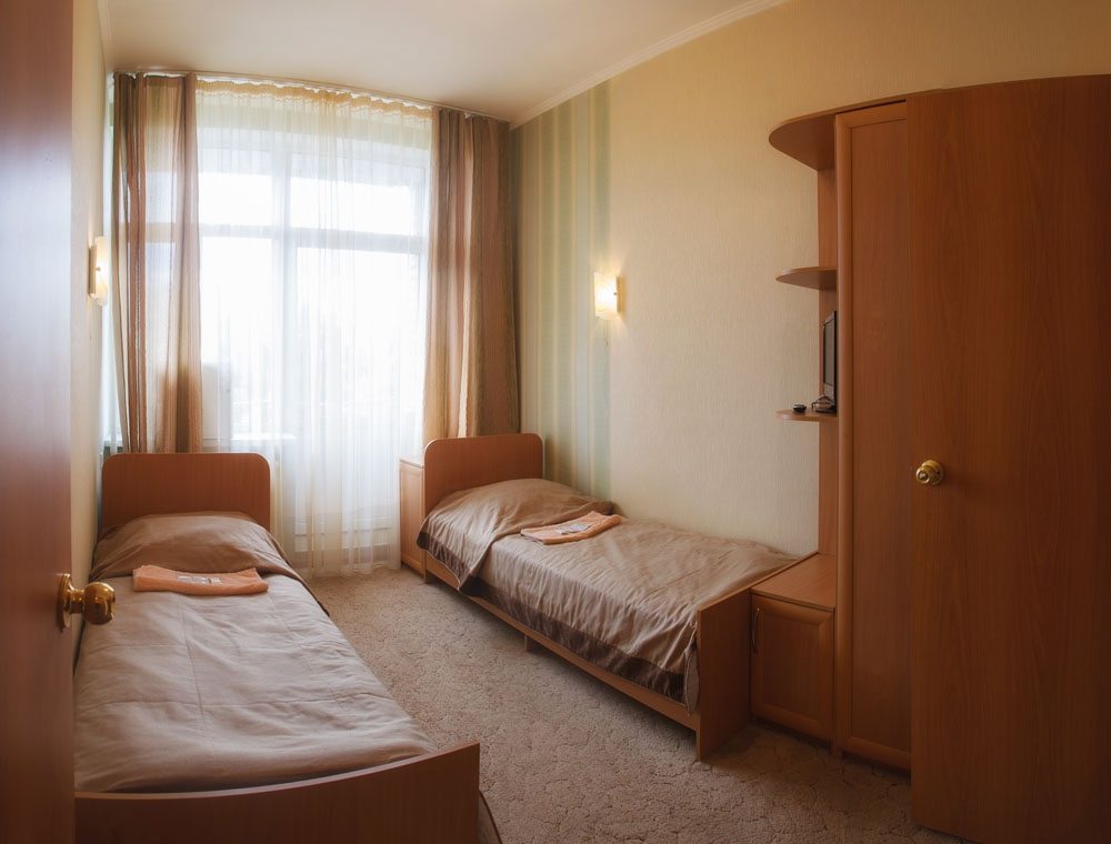 Двухместный (Комфорт с удобствами в блоке 2+2) гостиницы Туполев, Казань