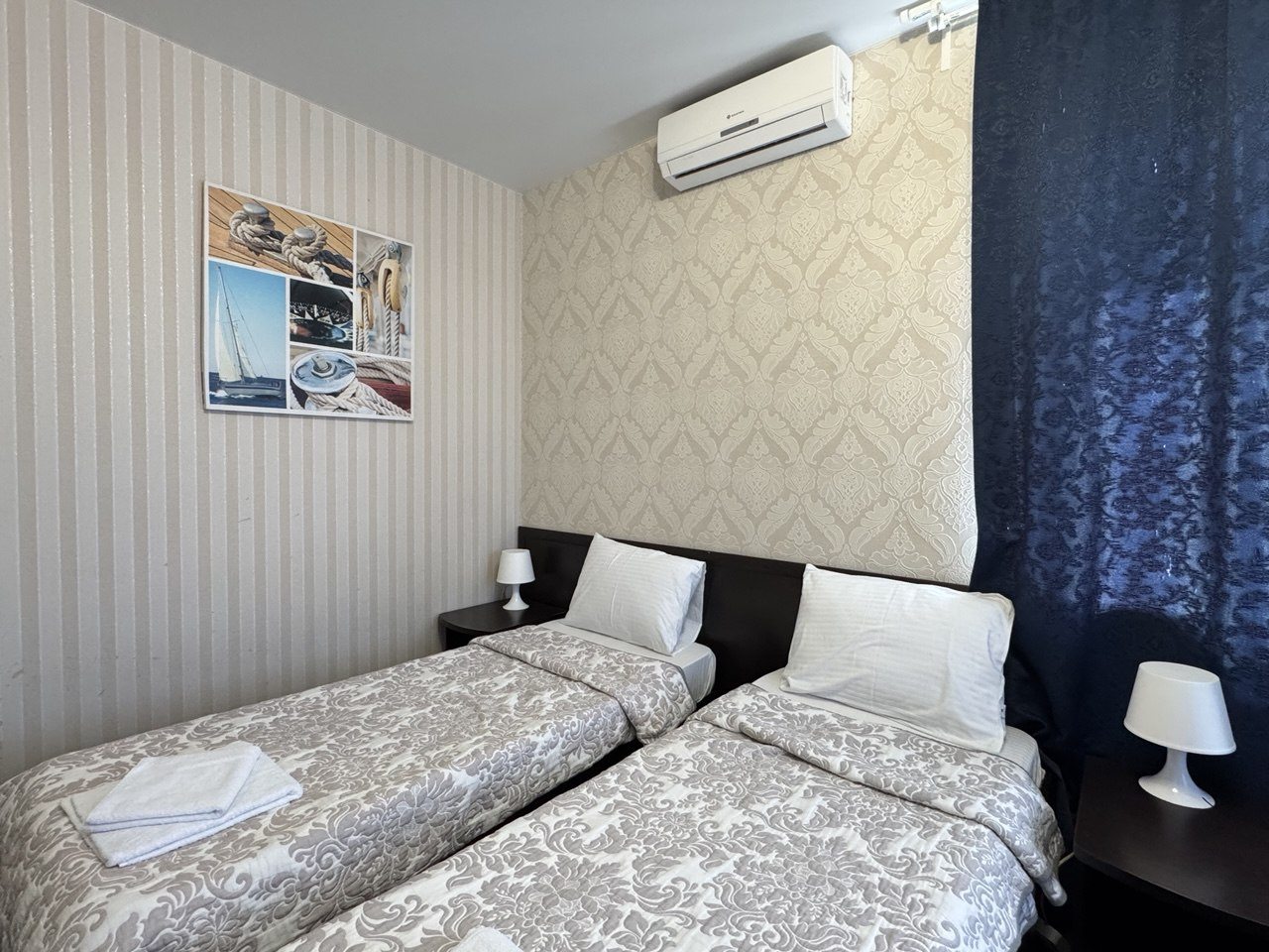 Двухместный (Номер Комфорт с 2 отдельными кроватями), Гостевой дом Акватория