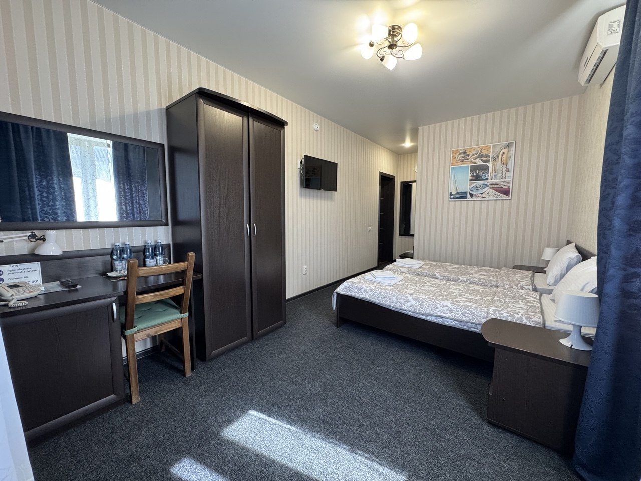 Двухместный (Номер Комфорт с 2 отдельными кроватями), Гостевой дом Акватория