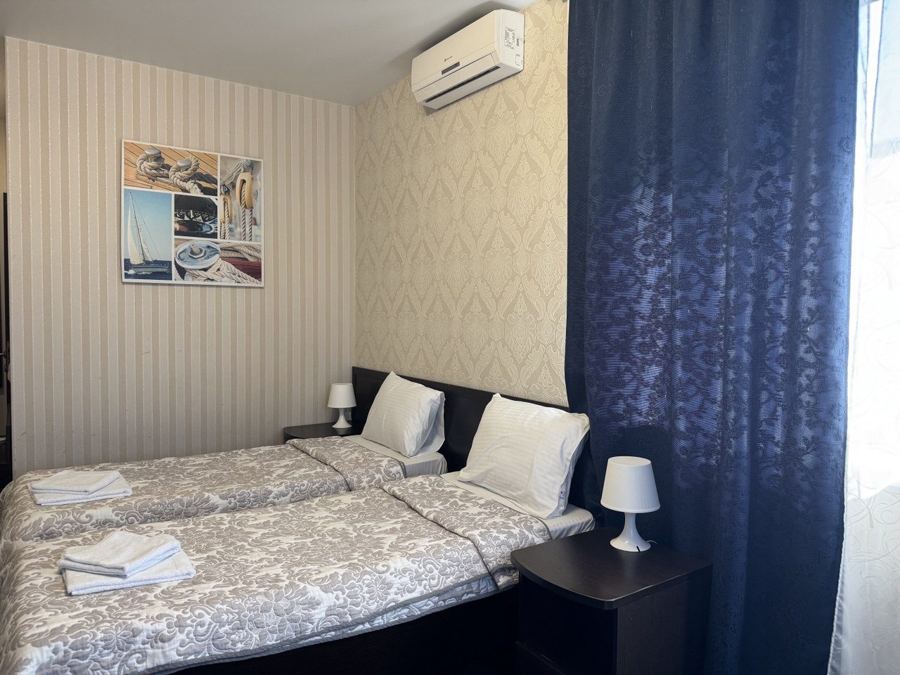 Двухместный (Номер Комфорт с 2 отдельными кроватями), Гостевой дом Акватория