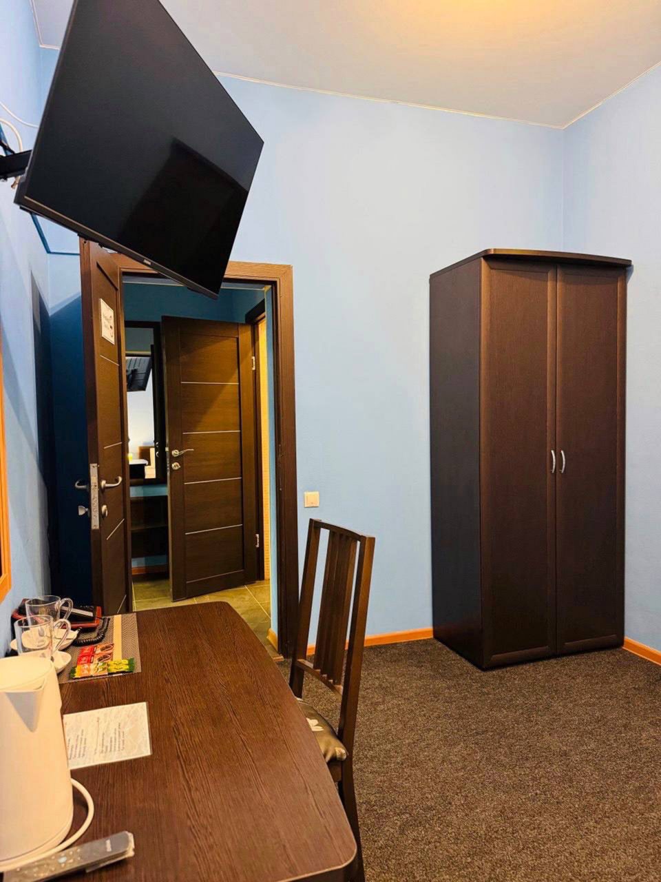 Двухместный (Бюджетный, С 1 кроватью), Гостевой дом Акватория