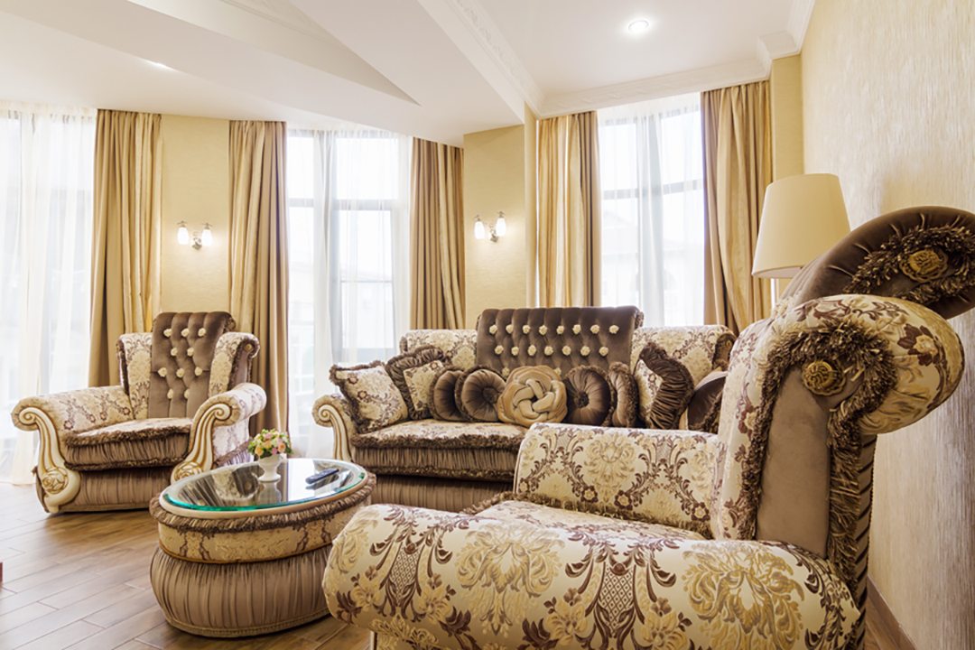 Комфортная гостинная для отдыха с детьми и группой.