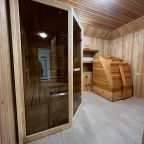 Кедровая бочка, Спа-отель Энергетик на берегу реки