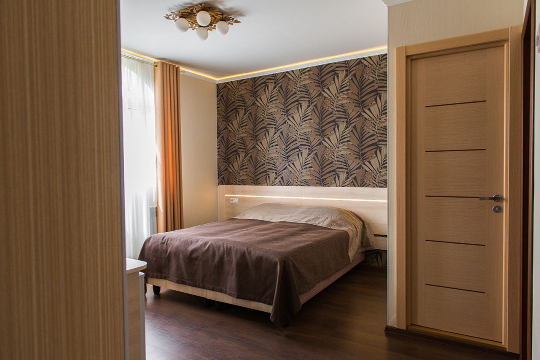 Полулюкс (Комфорт с двухспальной кроватью) гостиницы Экоотель Снегирек, Снегири