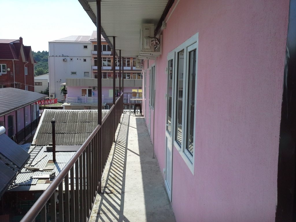 Вид с балкона. Гостевой дом У Одиссея