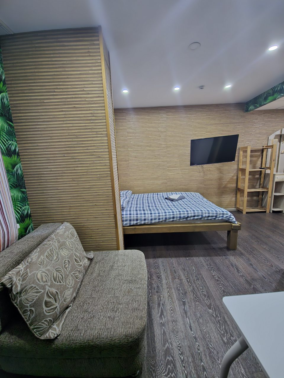 Двухместные апартаменты.
Удобства в номера. 
Кухня в номере.