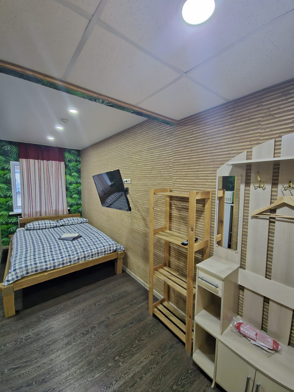 Двухместные апартаменты.
Удобства в номера. 
Кухня в номере.