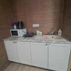 Трехместные апартаменты.
Удобства в номера. 
Кухня в номере.