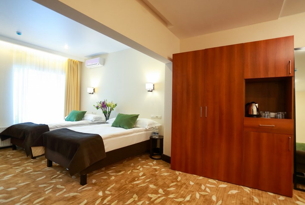Семейный (С 4 односпальными кроватями) гостиницы Garden Hotel & Spa, Чебоксары