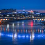 Вид с Комсомольского моста