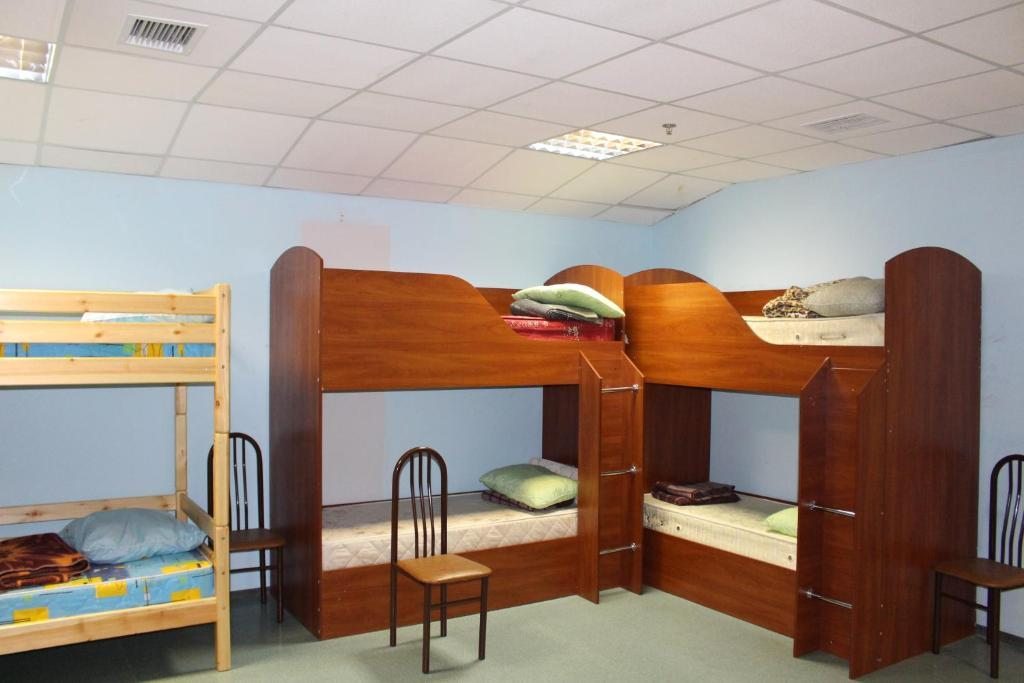 Номер (Спальное место на двухъярусной кровати в общем номере для мужчин и женщин) отеля Спортивная, Подольск