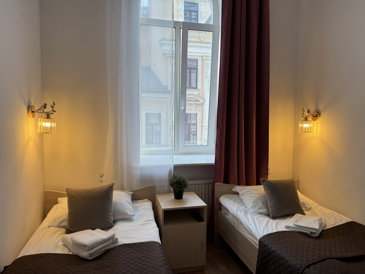 Двухместный (Стандарт с двумя односпальными кроватями), Boho Center Nevsky Hotel