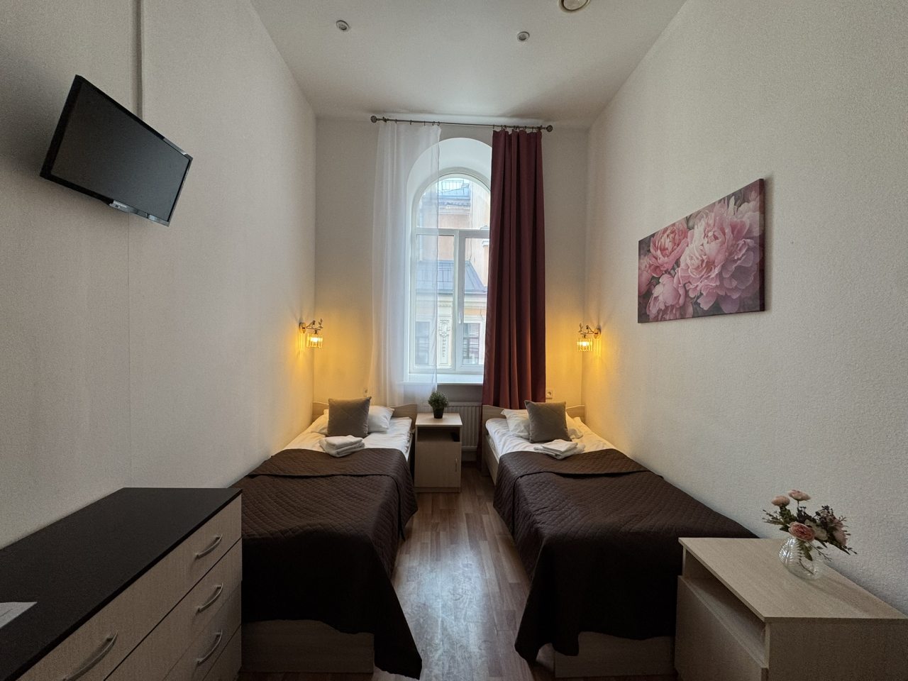Двухместный (Стандарт с двумя односпальными кроватями), Boho Center Nevsky Hotel