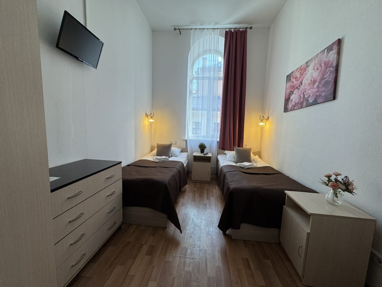 Двухместный (Стандарт с двумя односпальными кроватями), Boho Center Nevsky Hotel