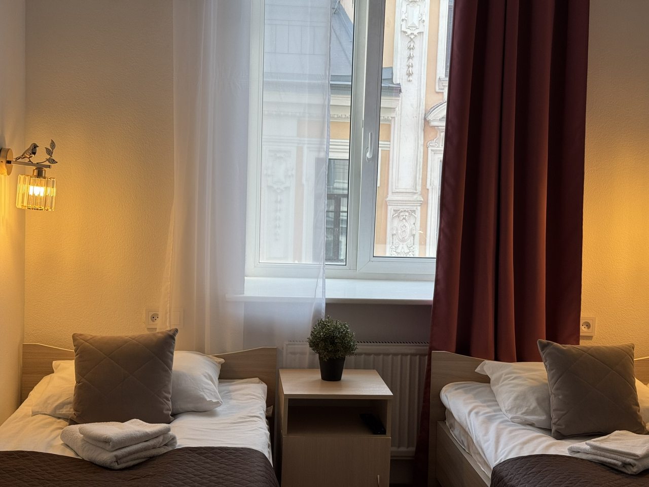 Двухместный (Стандарт с двумя односпальными кроватями), Boho Center Nevsky Hotel