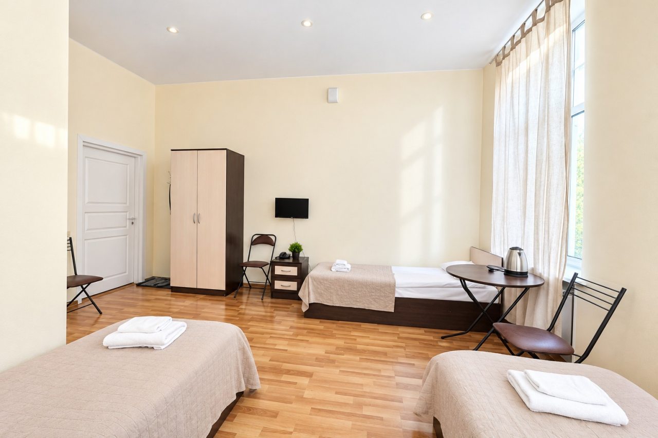 Трехместный (С односпальными кроватями), Boho Center Nevsky Hotel