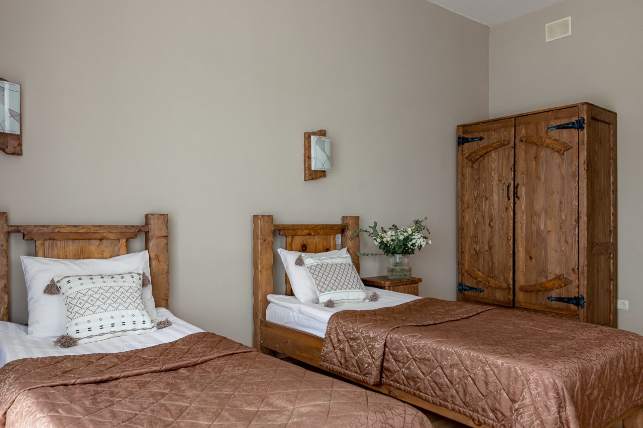 Двухместный (Улучшенный номер с 2 кроватями), Отель Номера в Пушкине