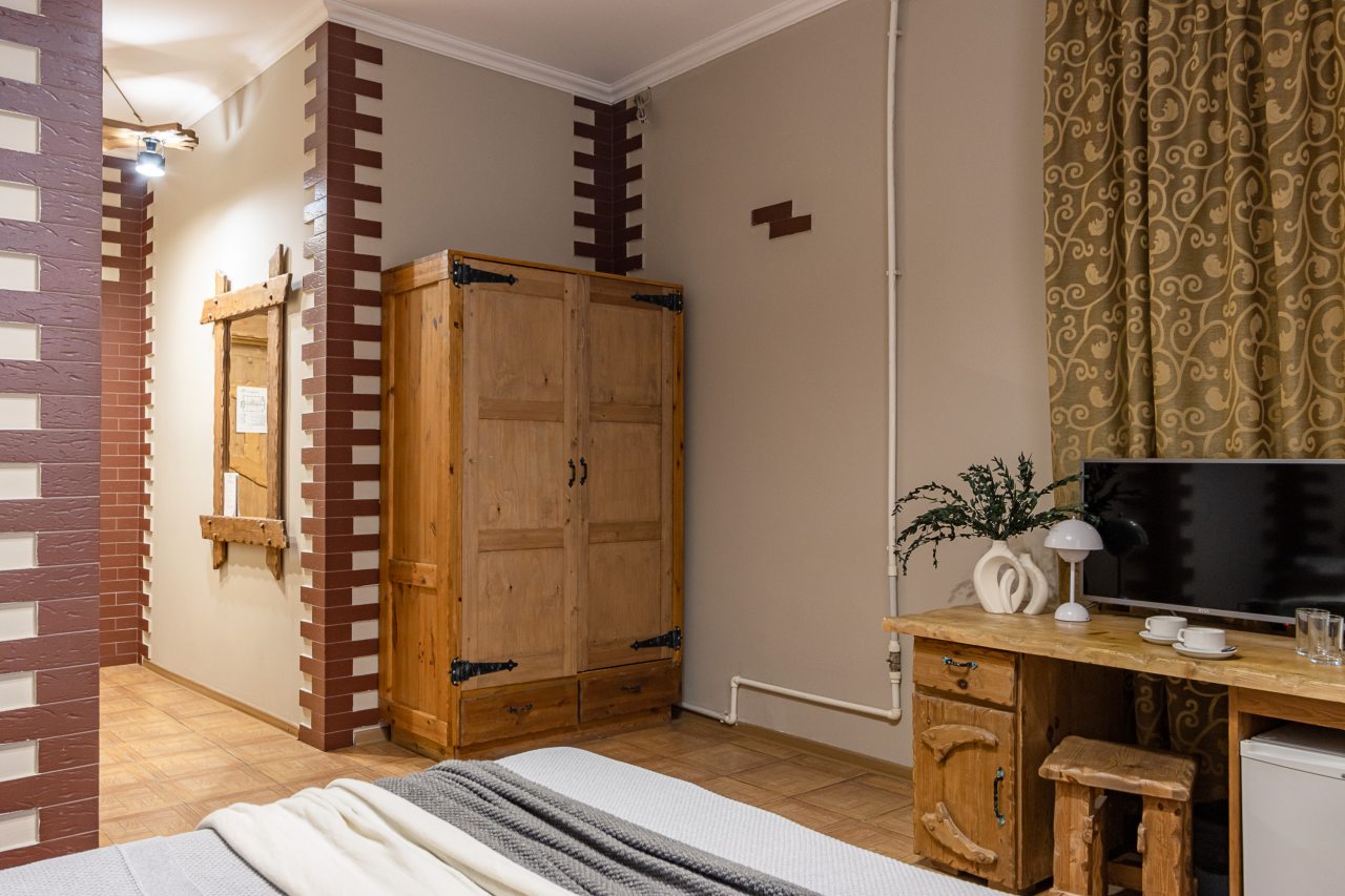 Двухместный (Улучшенный номер с 1 кроватью), Отель Номера в Пушкине