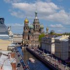 Двухместный (Стандарт без удобств с видом на Спас-на-Крови (2+1)), Меблированные комнаты У Дома Книги