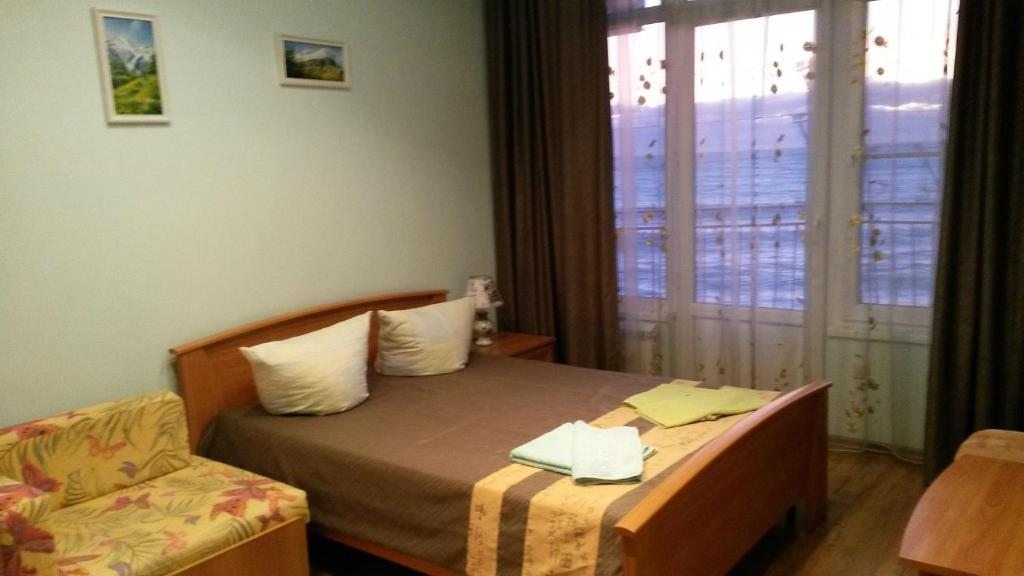 Двухместный (Двухместный номер с 1 кроватью, вид на море) отеля Русалочка, Хоста