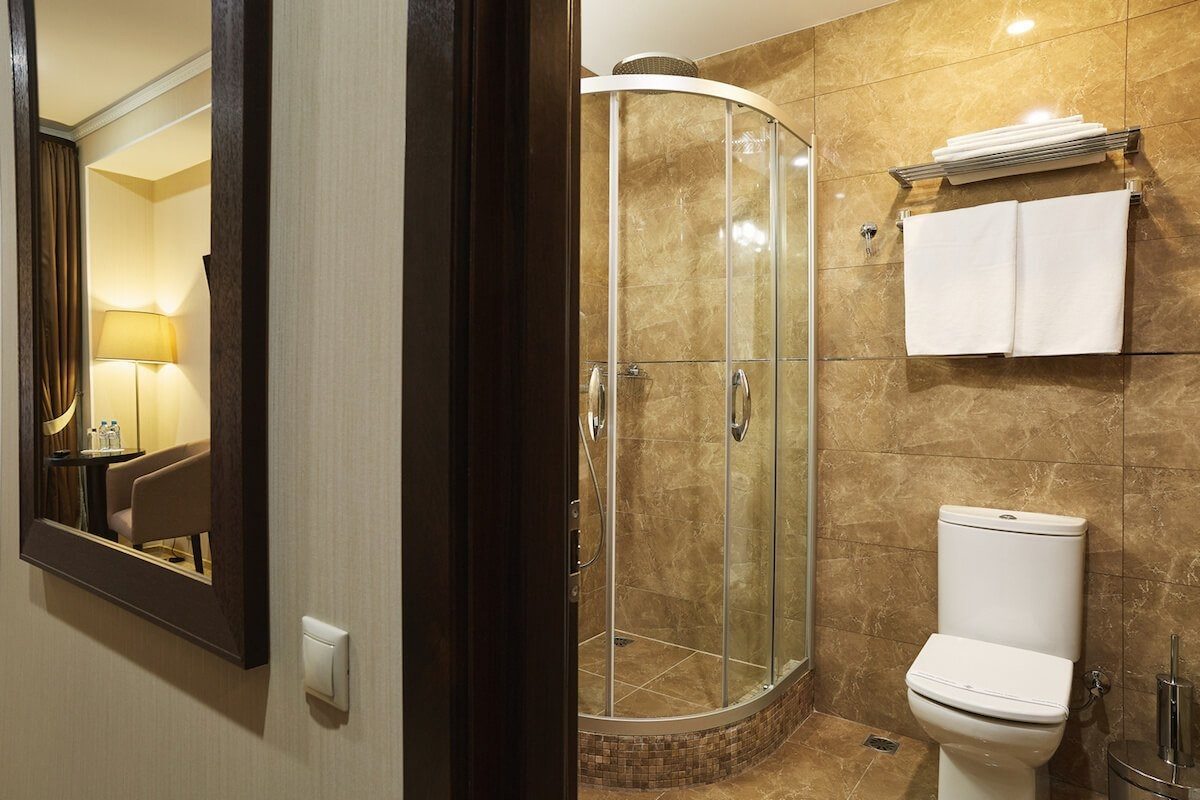 Отдельная ванная комната в номере