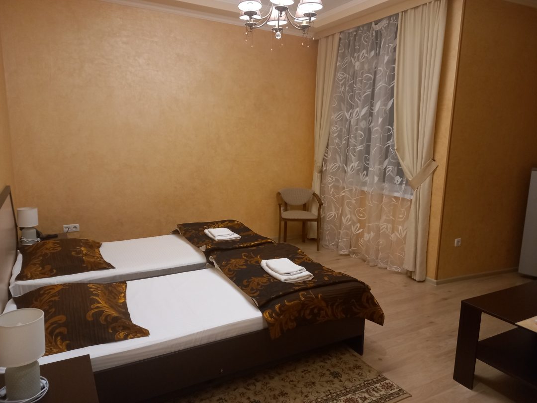 Двухместный (Бюджет, Twin, Глухое окно - без дневного света) гостиницы VK-Hotel-Royal, Алушта