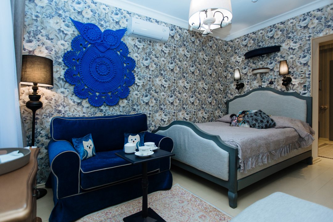 Двухместный (Двухместный номер с 1 кроватью и собственной ванной комнатой) мини-отеля Грандъ Сова, Плёс