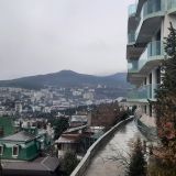 Ялта, фото отдыхающего в декабре