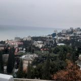 Ялта, фото отдыхающего в декабре