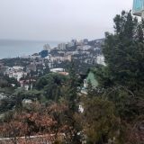 Ялта, фото отдыхающего в декабре