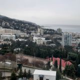 Ялта, фото отдыхающего в декабре