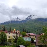 Красная Поляна, фото отдыхающего в мае