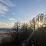 Комарово, фото отдыхающего в апреле