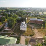 Вид с колокольни Ризоположенского монастыря