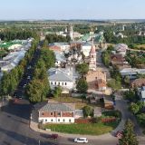 Вид с колокольни Ризоположенского монастыря