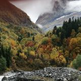 Домбай, фото отдыхающего в октябре