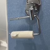 Так выглядит туалет и бумага при заселении