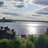 Ижевский пруд, фото отдыхающего в июне