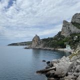 Ялта, фото отдыхающего в августе